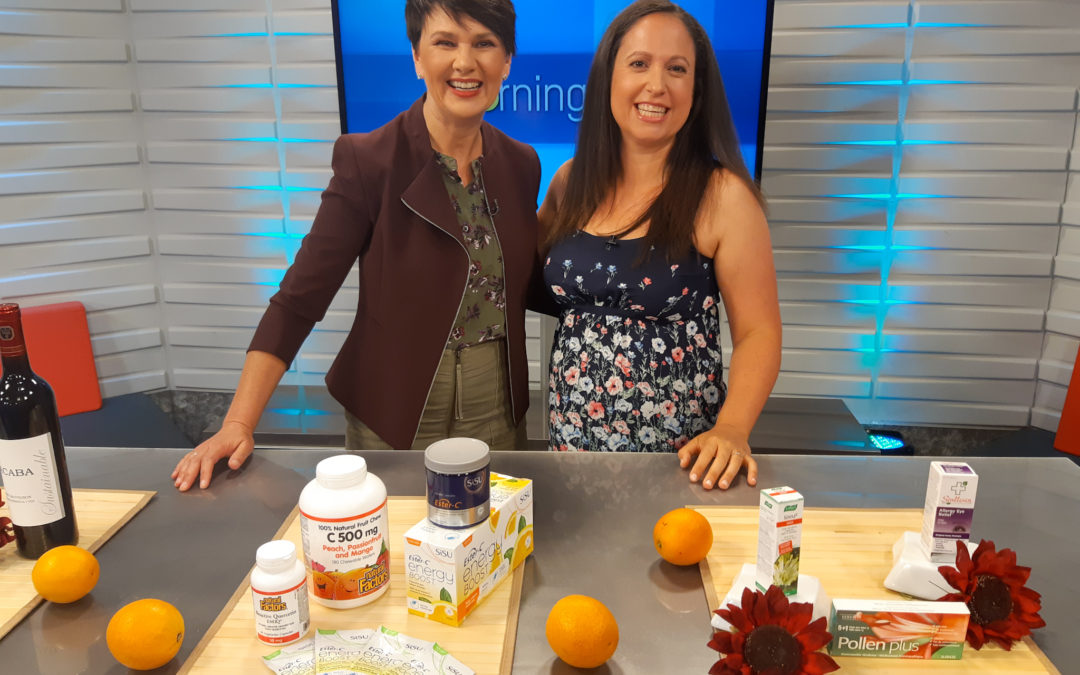 CHCH Morning Live Appearance:  Natural Allergy Remedies