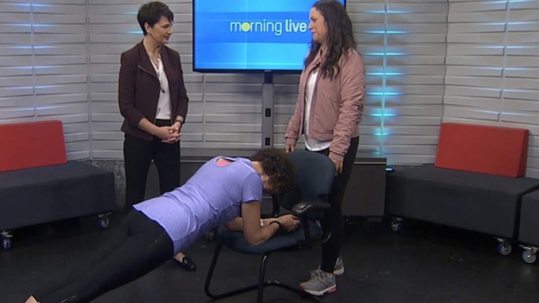 CHCH Morning Live Appearance: Three Exercises You Can Do Using A Chair